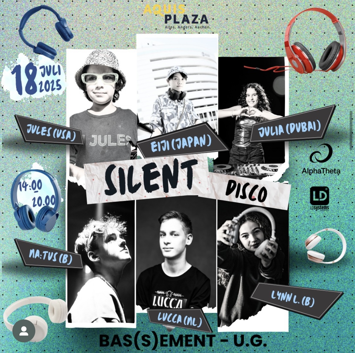 Silent Disco Aquis Plaza